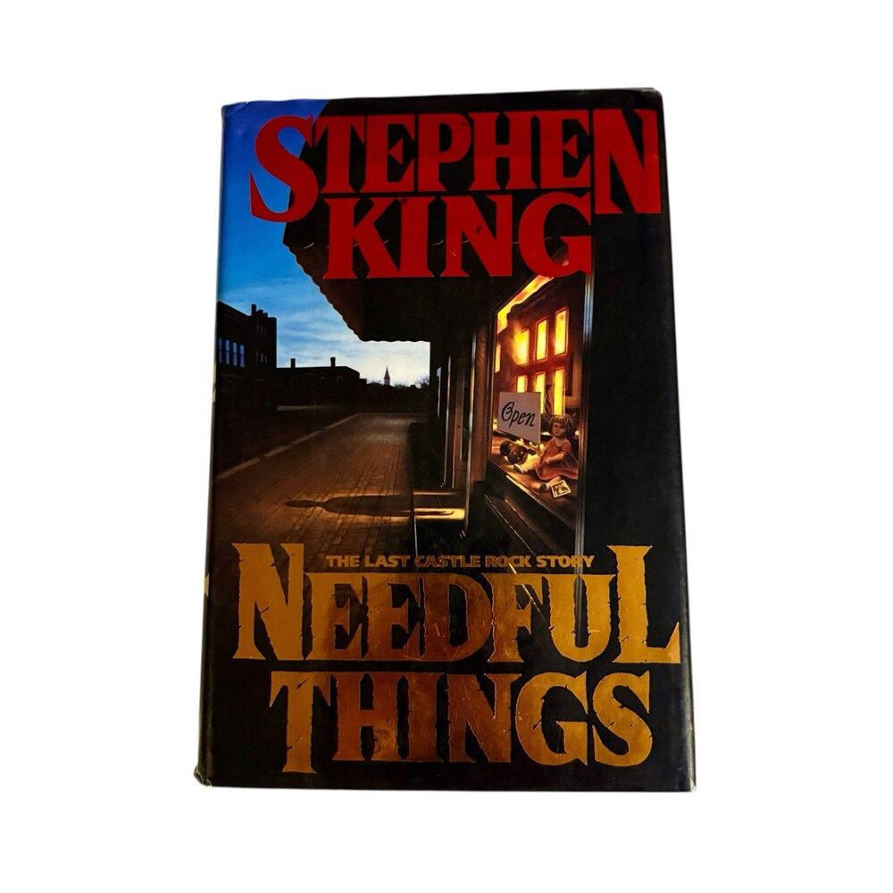 Stephen King Needful Things TRUE 1st Edition HCDJ